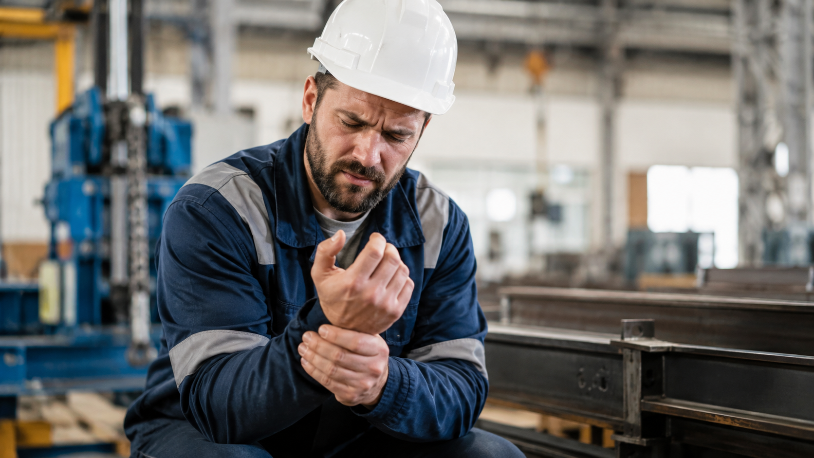Frattura del polso sul lavoro con percorso di diagnosi, cura e riabilitazione